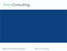 Tablet Screenshot of eventconsulting.be